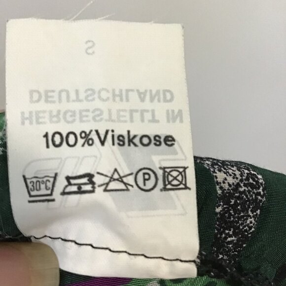 Elly Z Floral Handkerchief Midi Skirt  Size S - Picture 7 of 7